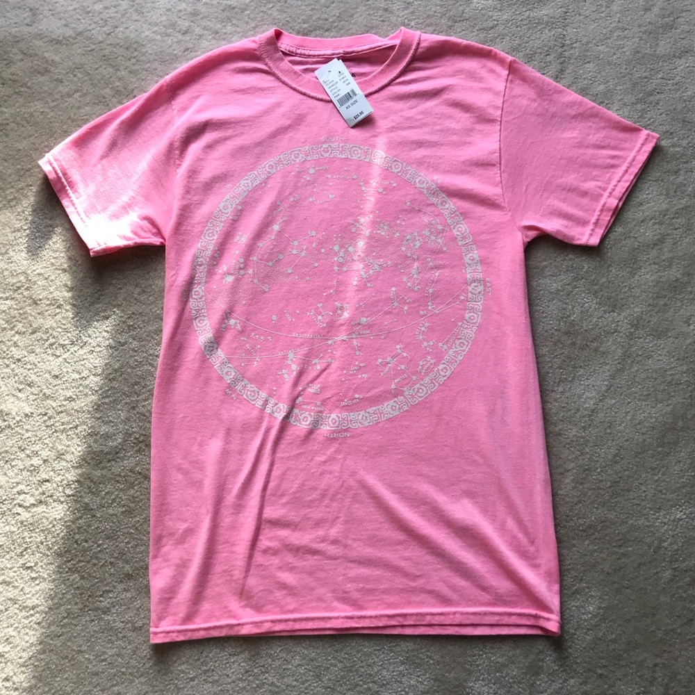 Pink astronomy T-shirt